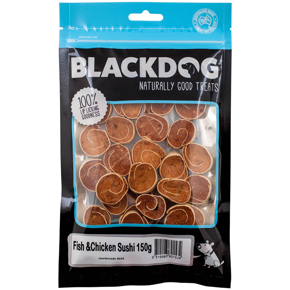 Blackdog Fish & Chicken Sushi Dog Treats 150g (122917000024) [default_color]