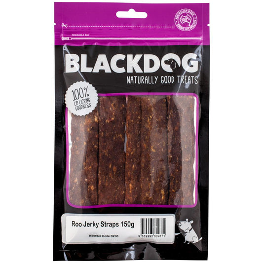 Blackdog Roo Jerky Straps Dog Treats 150g (122921000118) [default_color]