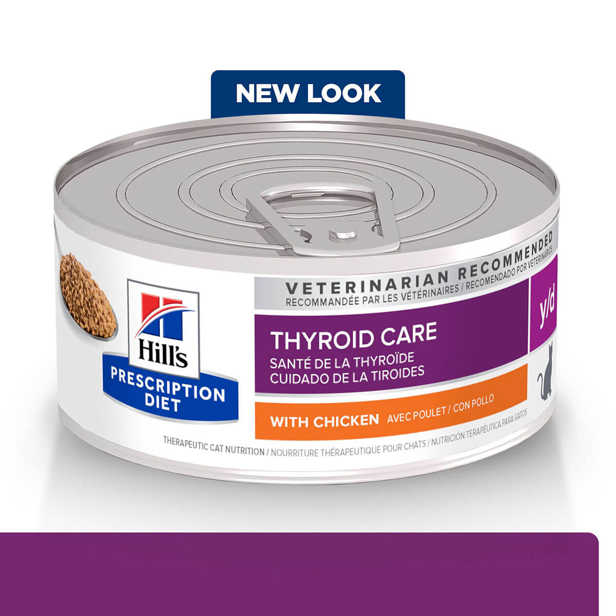 Hill's Prescription Diet Y/D Thyroid Care Wet Cat Food 156G