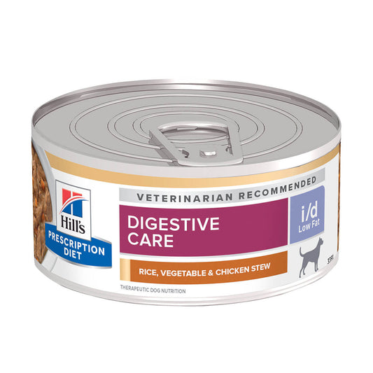 Hill's Prescription Diet I/D Low Fat Digestive Care Chicken & Vegetable Stew Wet Dog Food