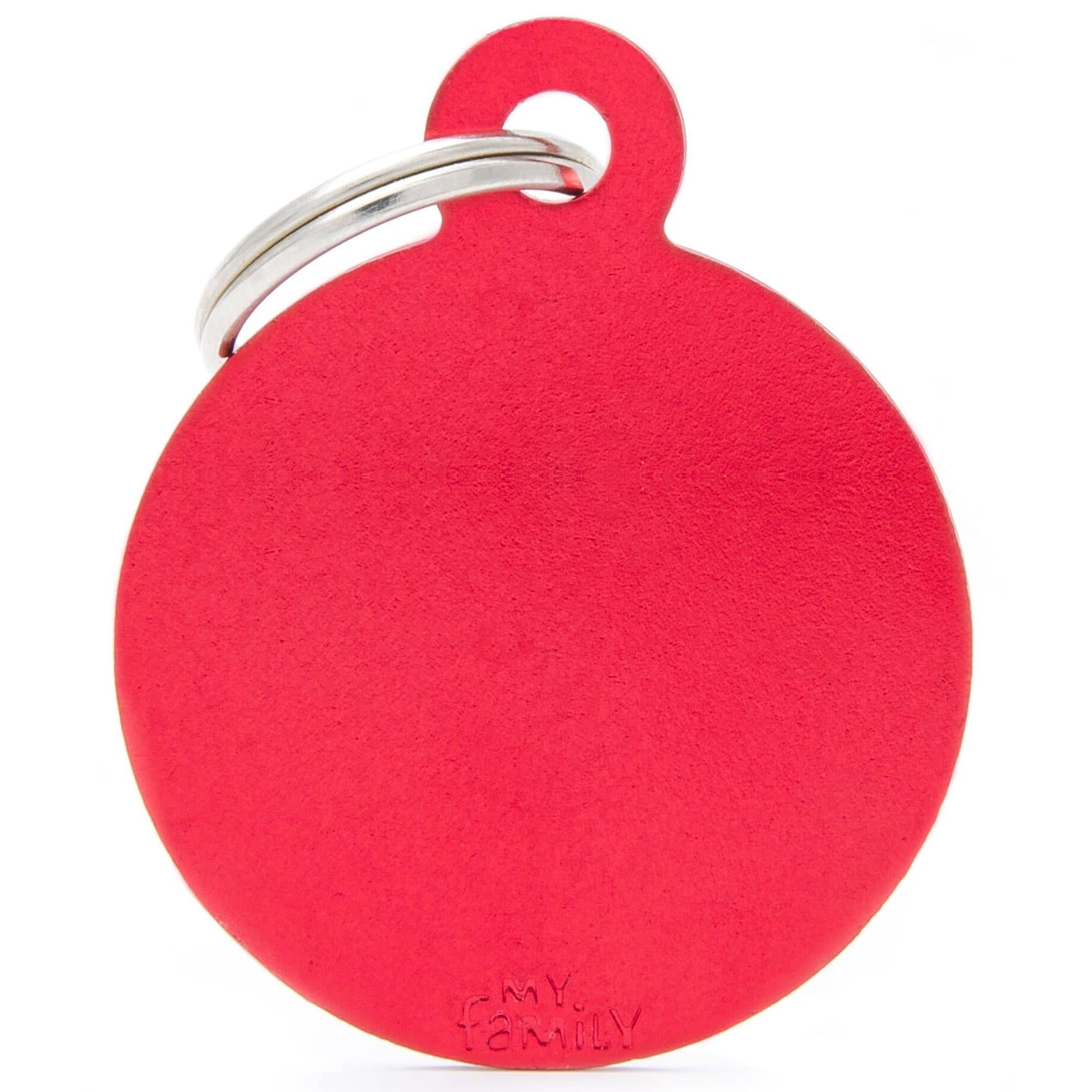 My Family Basic Dog Tag Circle (123101000073) [Blue/Black]