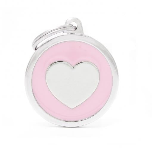 My Family Classic Heart Tag (123101000113) [Pink]