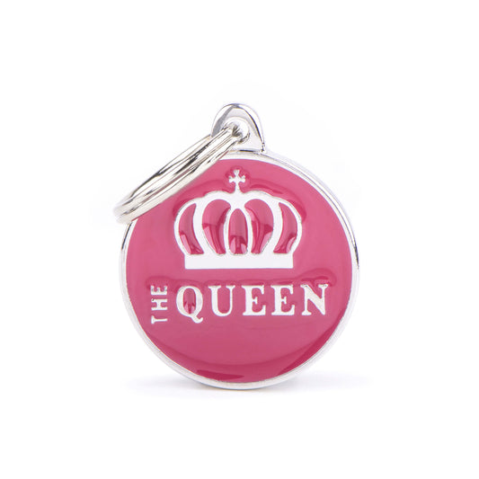 My Family Queen Charm Tag
