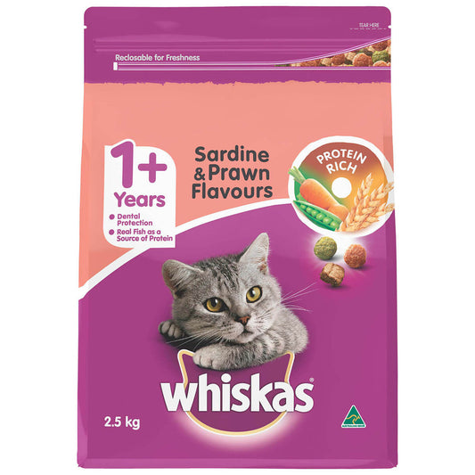 Whiskas Vita-Bites Sardine, Prawn, Tuna & Whitebait Dry Cat Food 2.50kg (131812000150) [default_color]