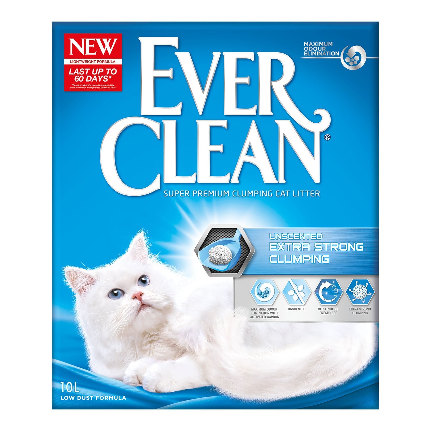 Ever Clean Unscented Extra Strong Clumping Cat Litter 10L (132211000060) [default_color]