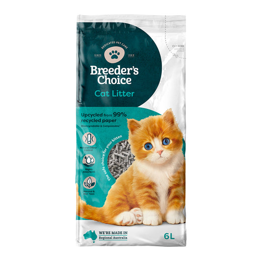 Breeders Choice Recycled Paper Cat Litter 6L (132214000005) [default_color]