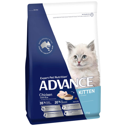 Advance Kitten Plus Chicken Dry Kitten Food 3kg (132611000016) [default_color]