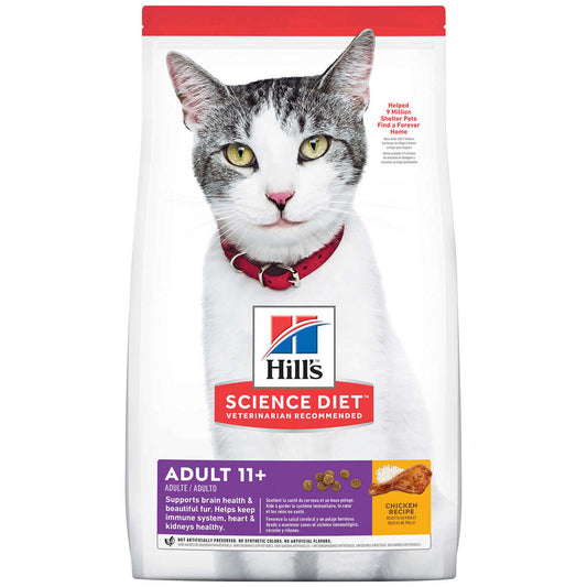 Hill's Science Diet 11+ Senior Dry Cat Food (132617000039) [default_color]