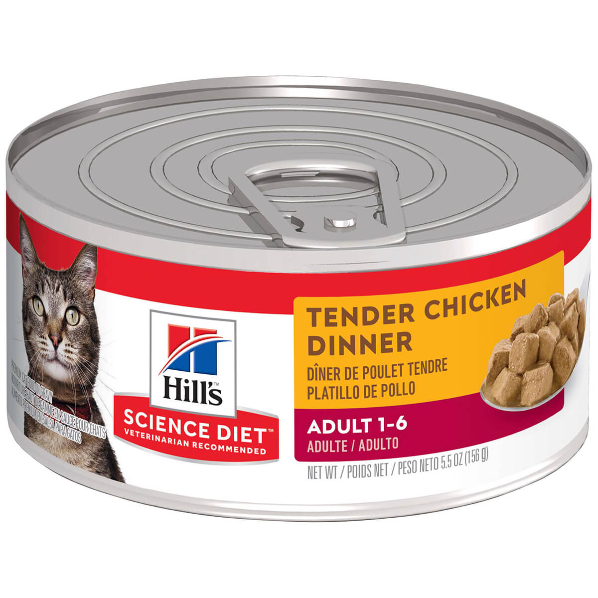 Hill's Science Diet Tender Dinners Adult Chicken Wet Cat Food 156g (132617000048) [default_color]