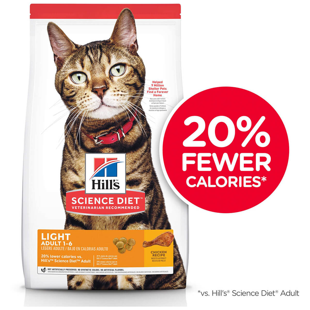 Hill's Science Diet Light Adult Chicken Dry Cat Food (132617000125) [default_color]