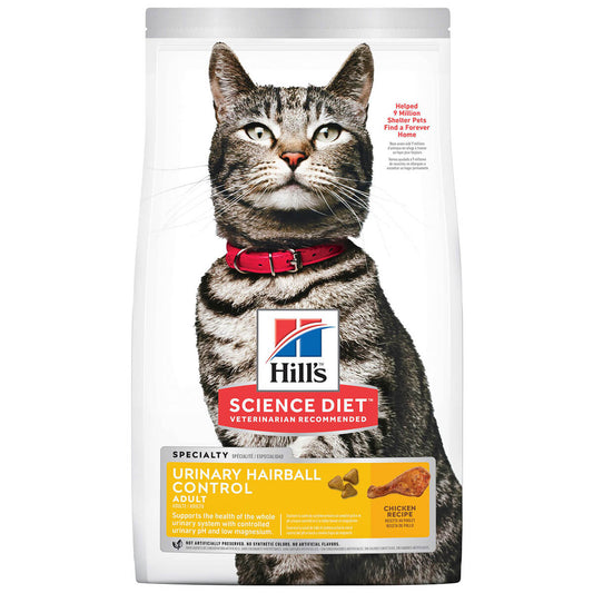 Hill's Science Diet Urinary Hairball Control Adult Dry Cat Food (132617000129) [default_color]