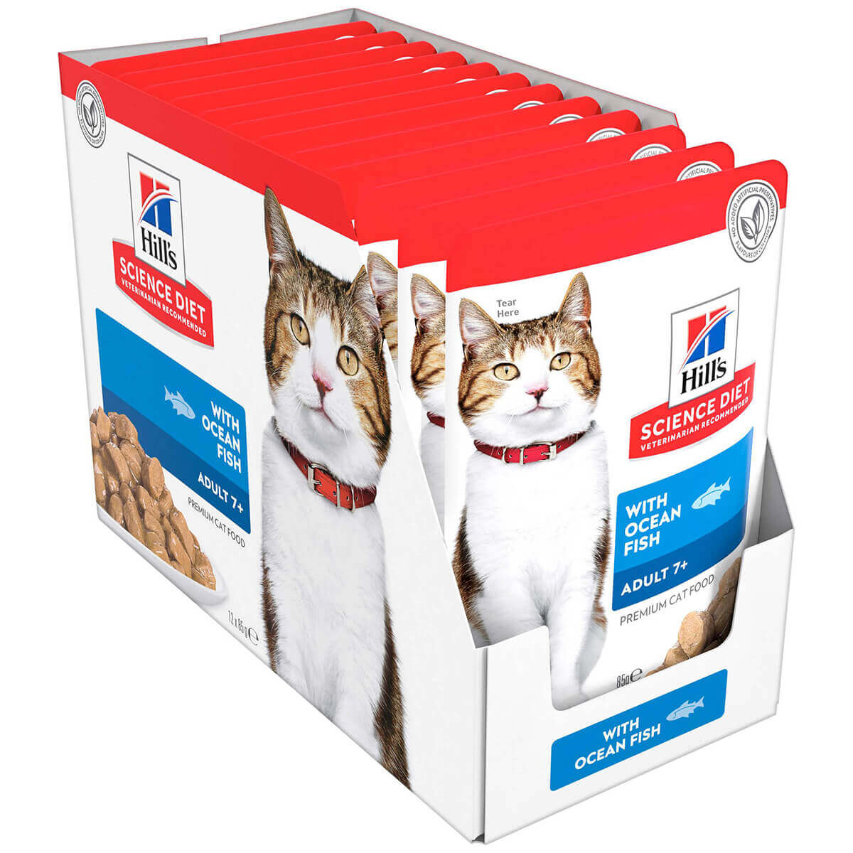 Hill's Science Diet 7+ Adult Ocean Fish Pouches Wet Cat Food 85g (132617000143) [default_color]