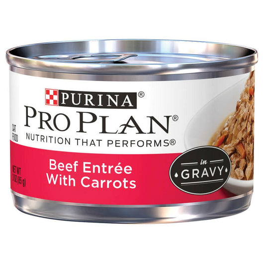 Pro Plan Adult Beef & Carrots Entree Wet Cat Food 85g (132621000060) [default_color]