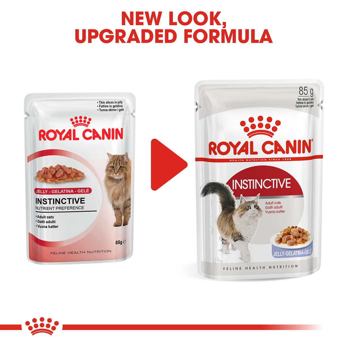 Royal Canin Instinctive Adult In Jelly Wet Cat Food 85g (132622000061) [default_color]
