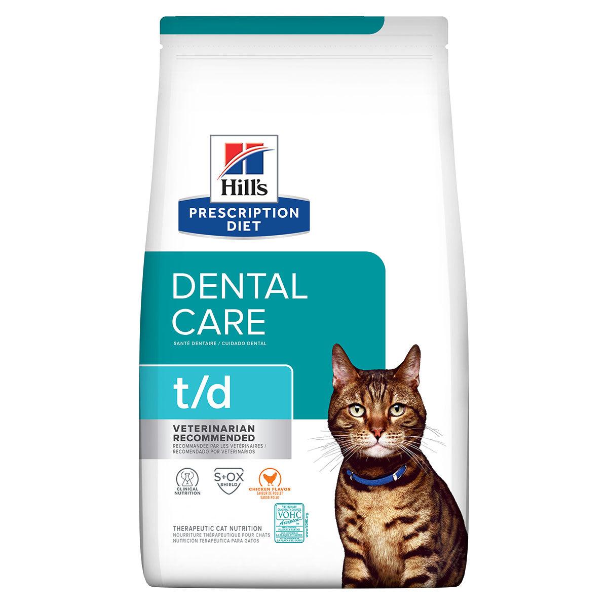 Hill's Prescription Diet T/D Dental Chicken Dry Cat Food