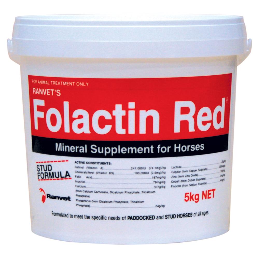 Ranvet Folactin Red Mineral Supplement for Horses 5kg (141415000118) [default_color]