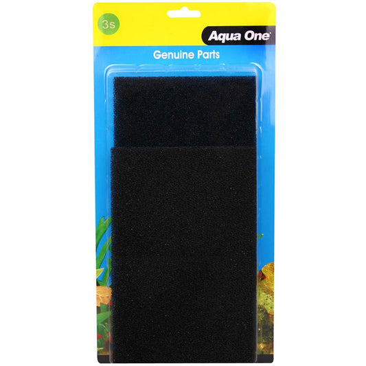 Aqua One AquaStyle 620 Black Sponge 2pk (151714000040) [Black]