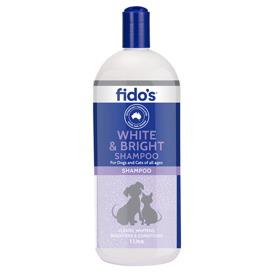 Fido's White & Bright Shampoo for Dogs and Cats 1L
