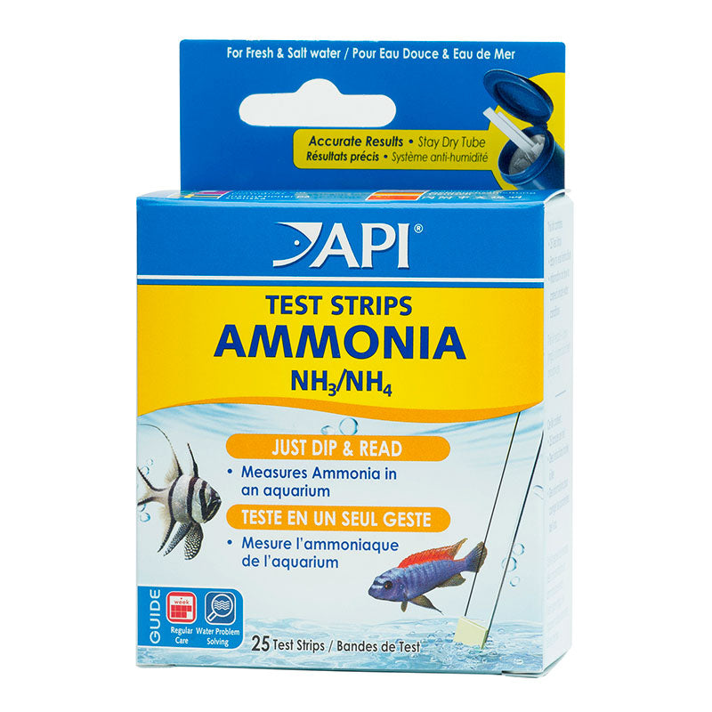 API Quick Testing Strips Ammonia