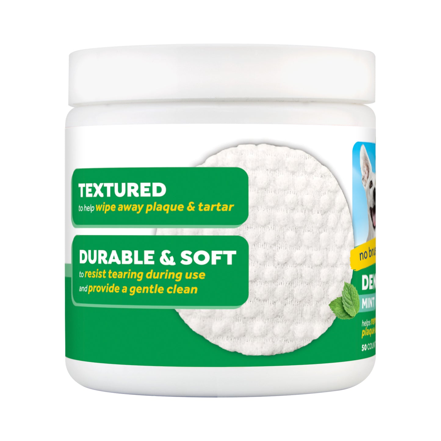 Tropiclean Fresh Breath Dental Wipes 50pk