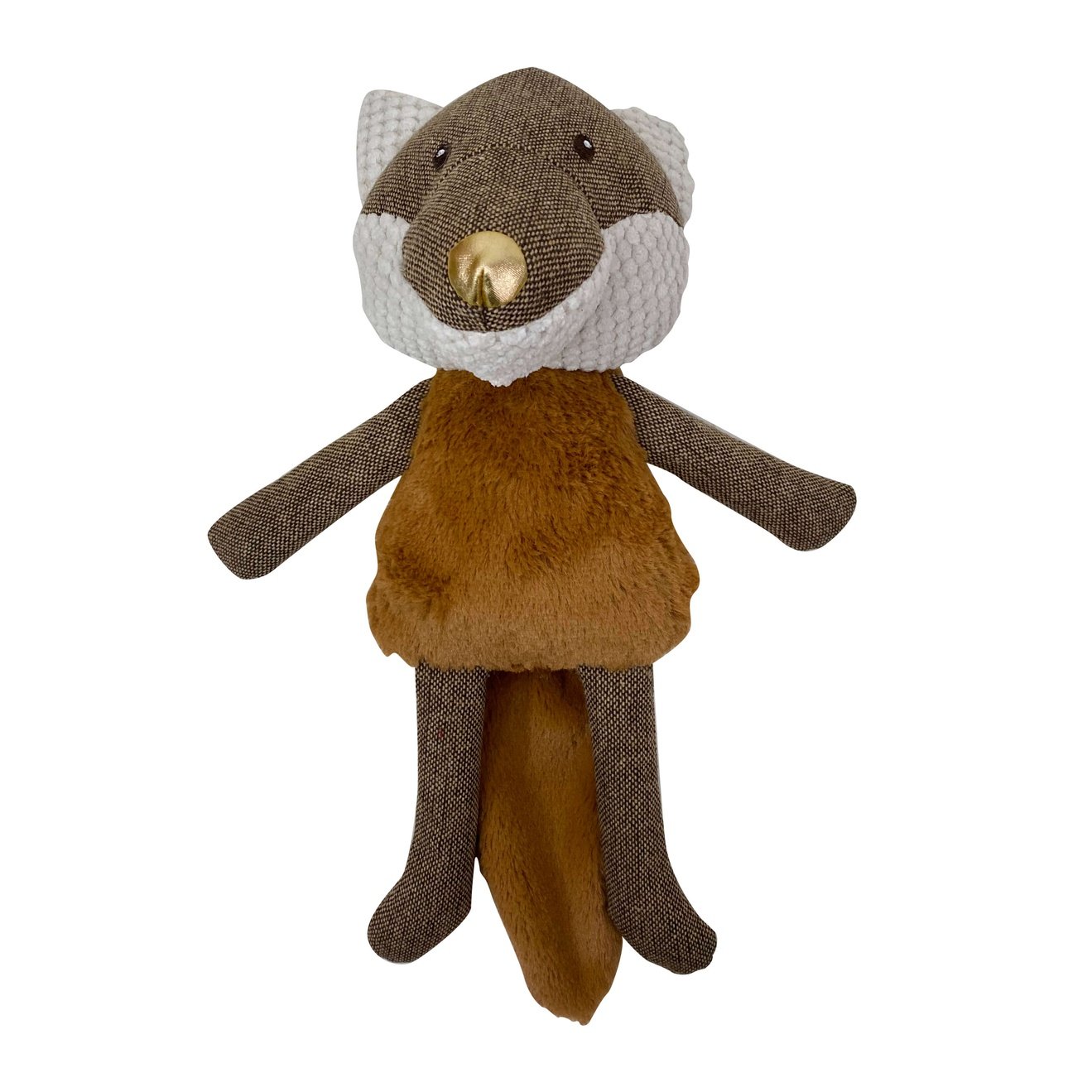 Bark-A-Boo Amber Woodland Stuffed Fox Dog Toy