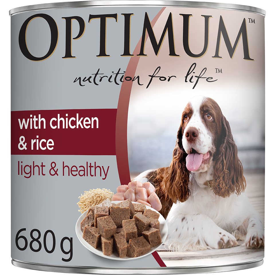 Optimum Weight Management Chicken and Rice Wet Dog Food