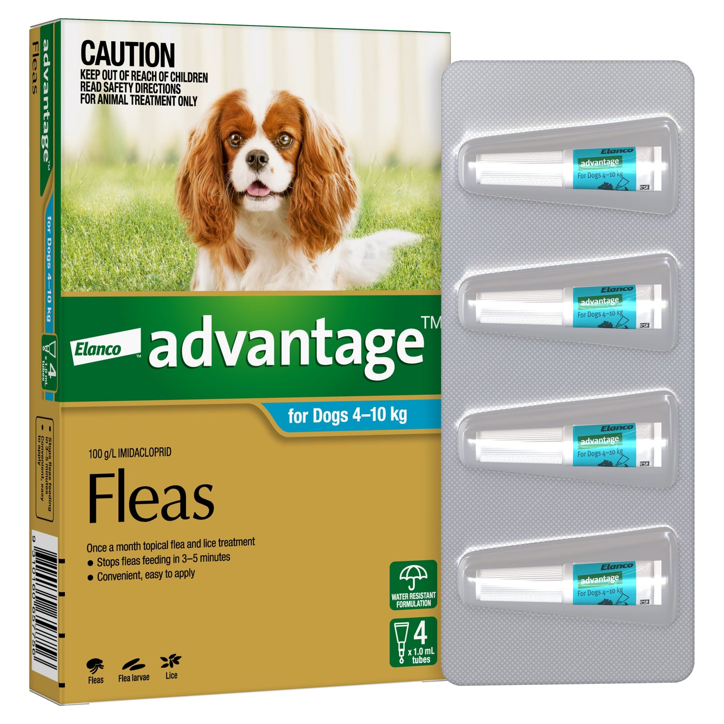 Advantage Flea Treatment 4-10kg Dog