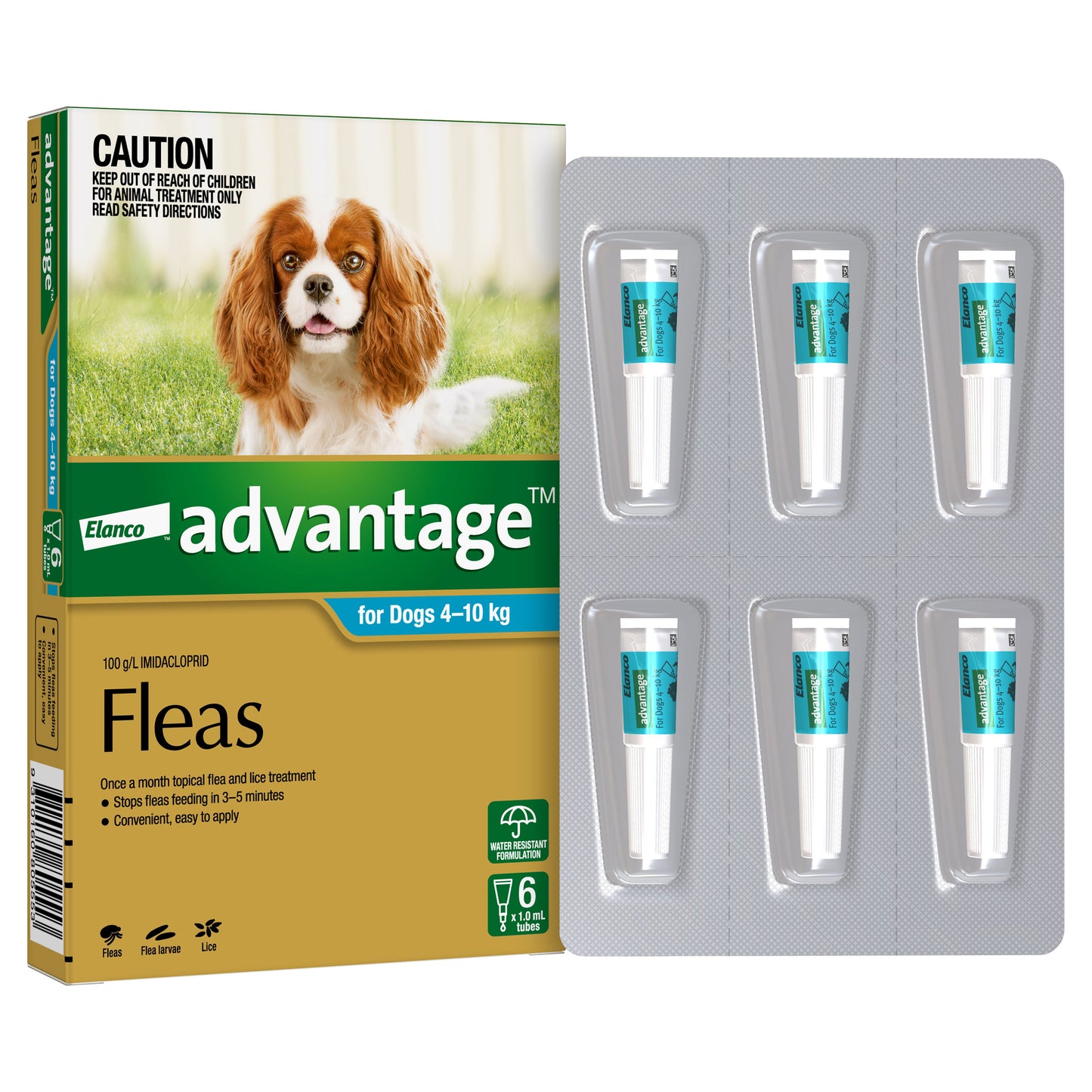 Advantage Flea Treatment 4-10kg Dog