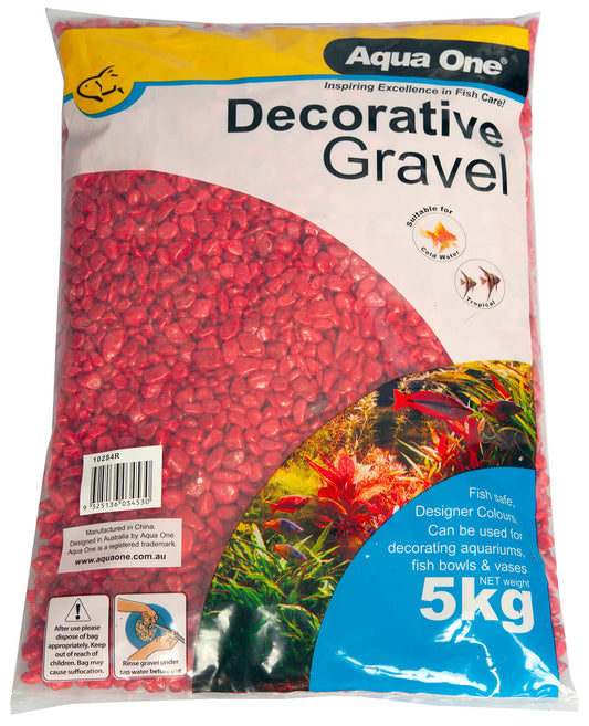 Aqua One Gravel Scarlet Red 5kg