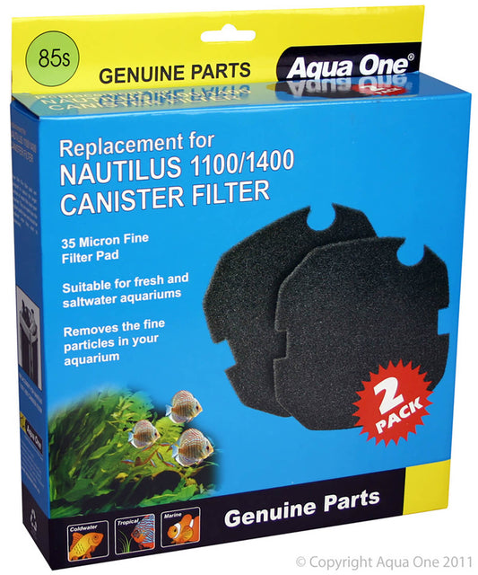 Aqua One Sponge 35ppi Black Nautilus 1100/1400 85s