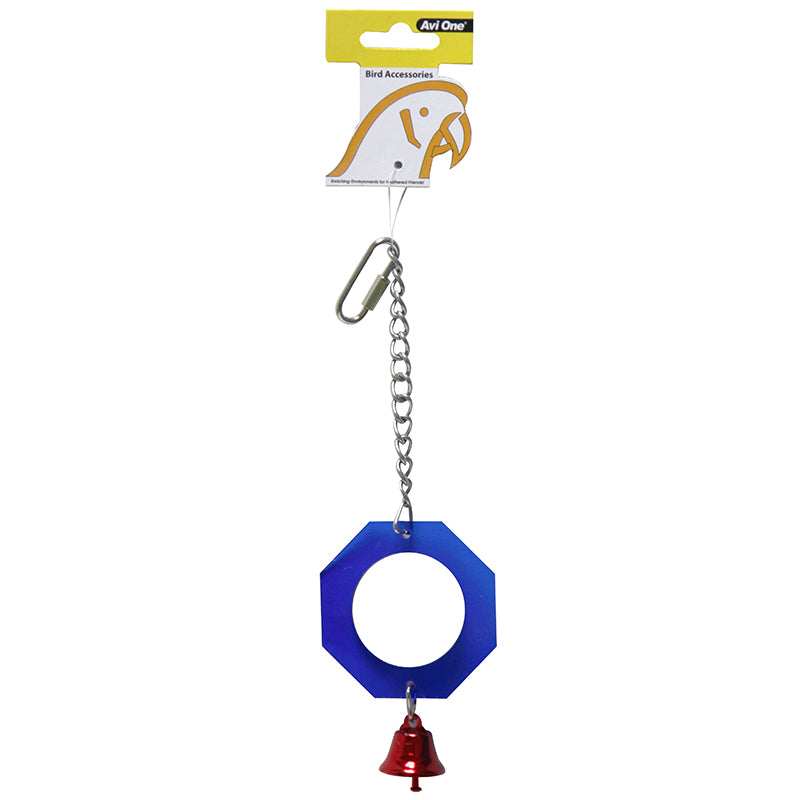 Avi One Bird Mirror With Toy & Bell