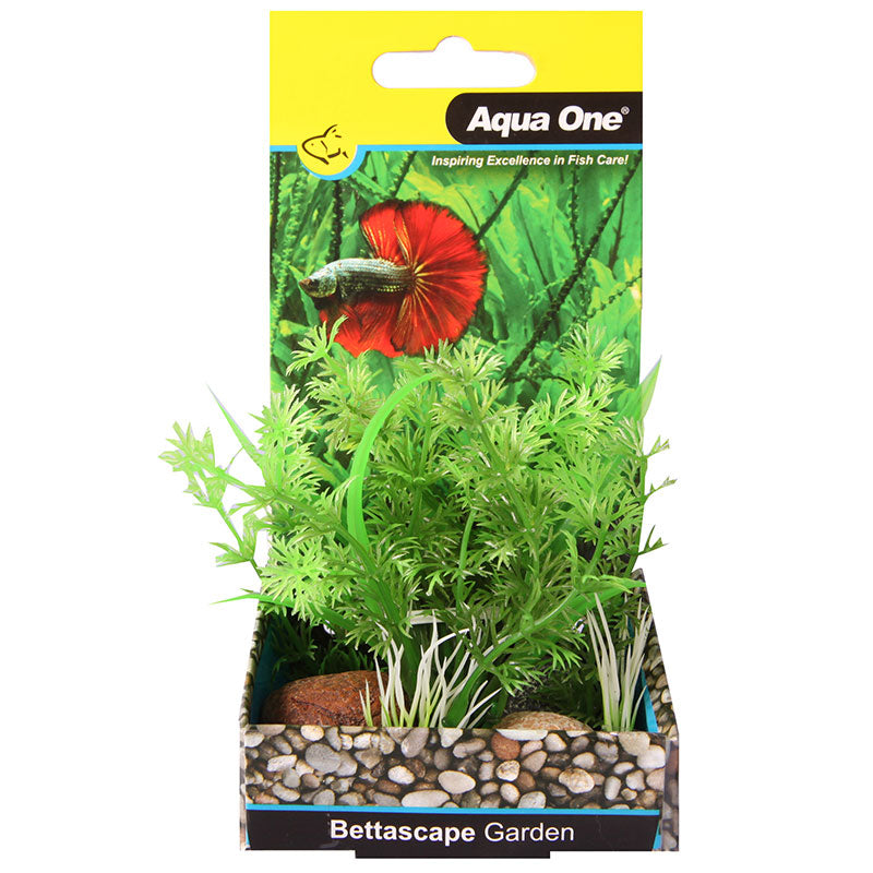 Aqua One Bettascape Hornwort Fern Rock Garden Green