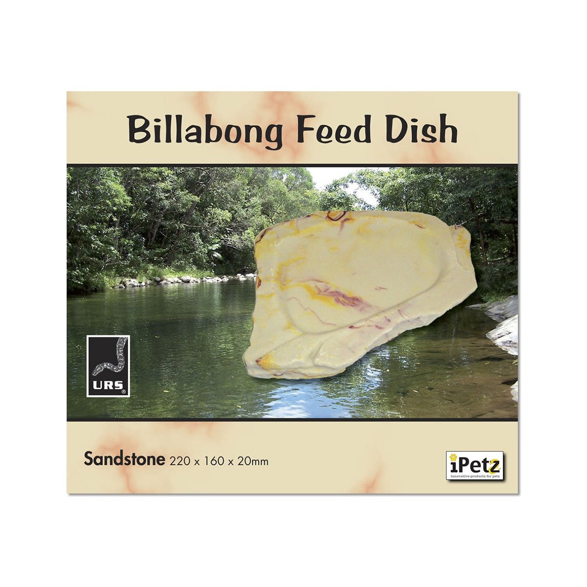 Billabong Reptile Feeding Dish Sandstone