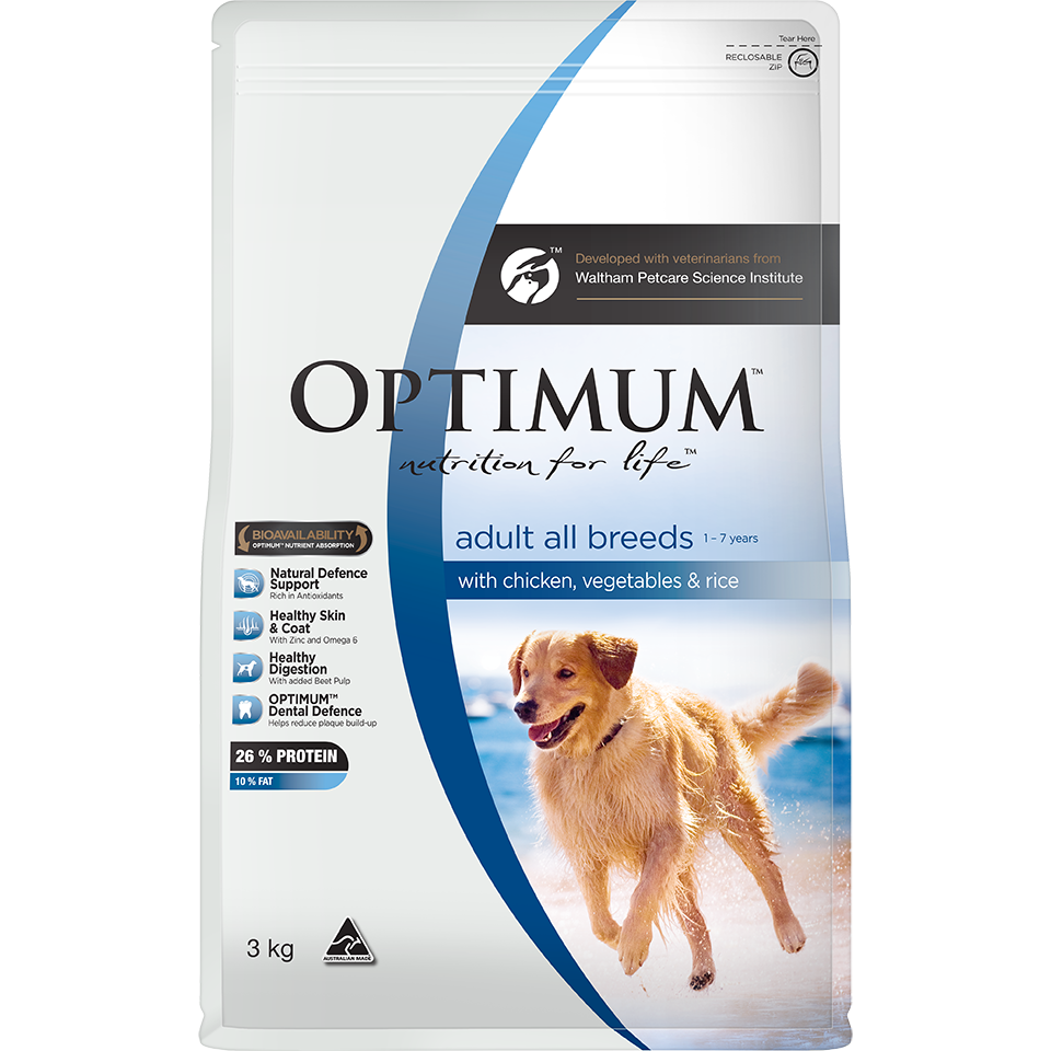 Optimum Adult Chicken, Vegetables & Rice Dry Dog Food