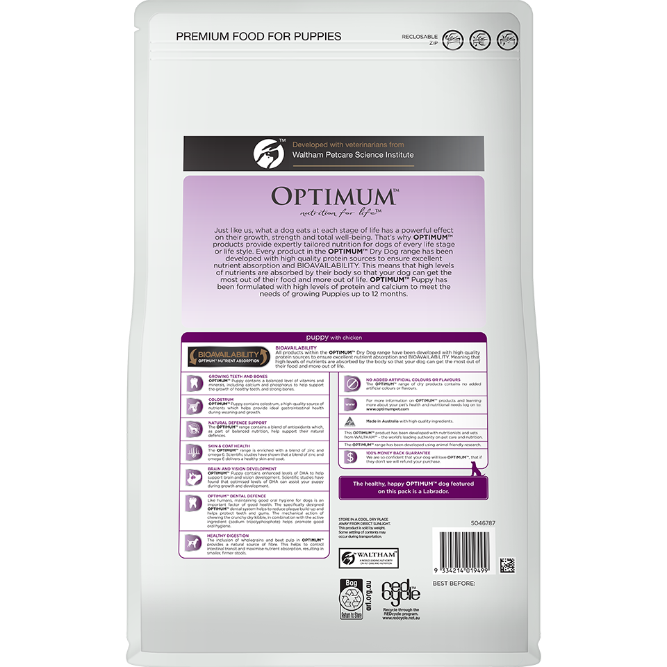 Optimum Puppy Chicken Dry Dog Food