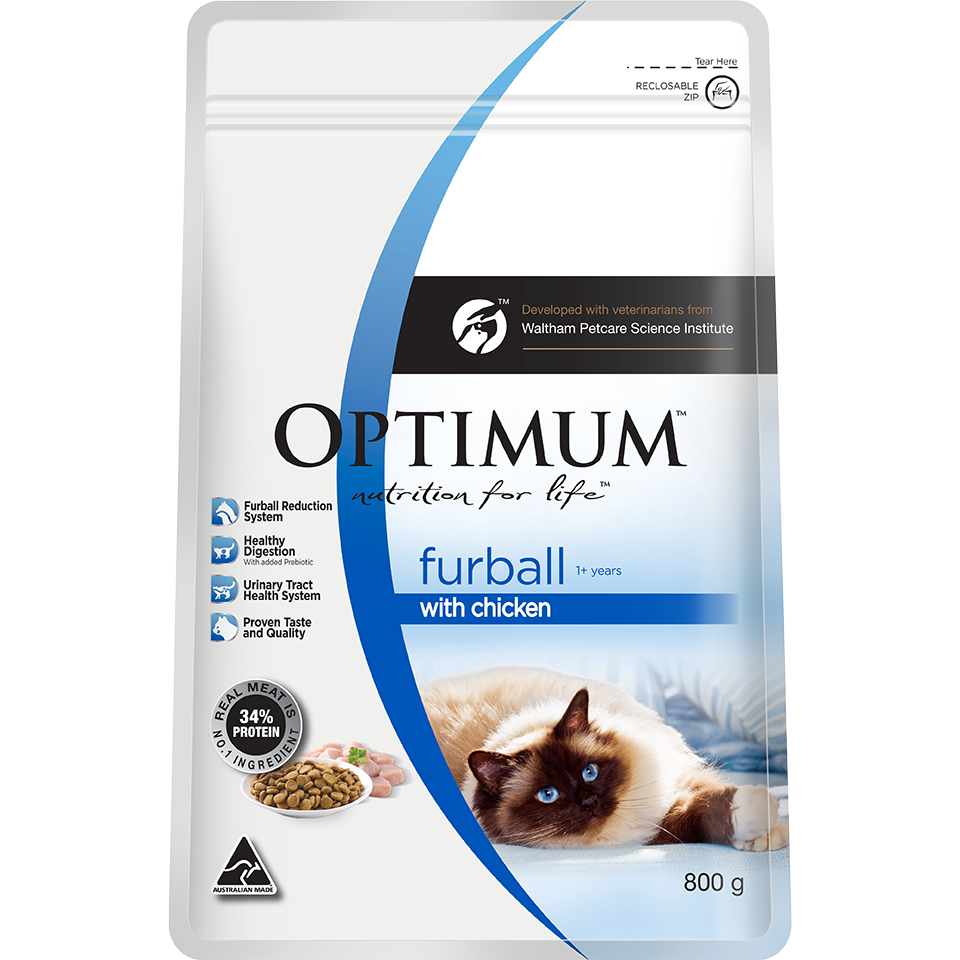 Optimum Furball Chicken Dry Cat Food