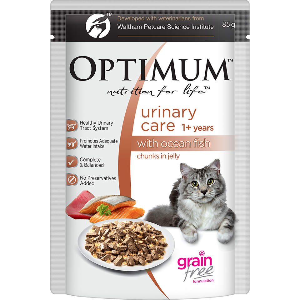 Optimum Urinary Care Ocean Fish Wet Cat Food 85G