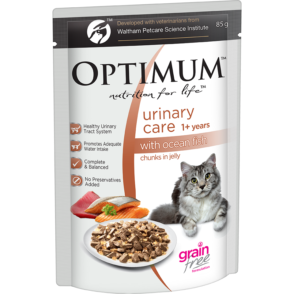 Optimum Urinary Care Ocean Fish Wet Cat Food 85G