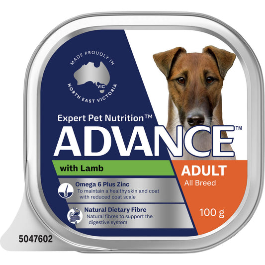 Advance Single Serve Adult Lamb Wet Dog Food 100g