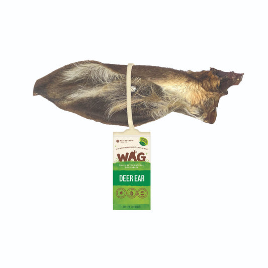 WAG Deer Ear With Hair Dog Treat