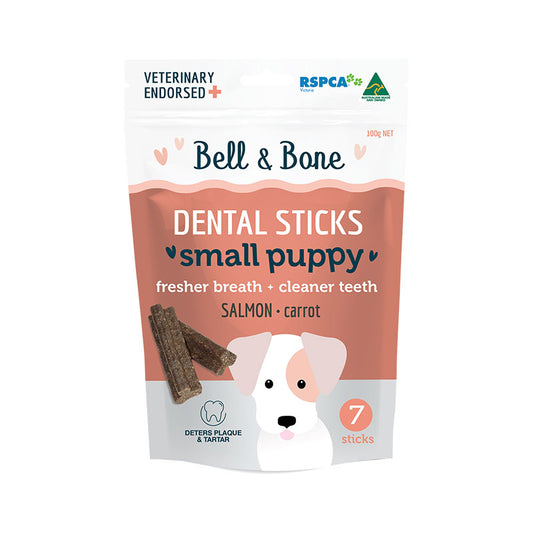 Bell & Bone Small Puppy Salmon Dental Chews 7pk