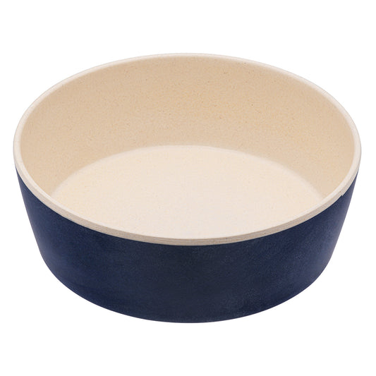 Beco Printed Dog Food Bowl Midnight Blue