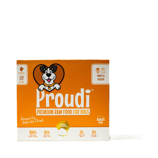 Proudi Turkey & Chicken Dog Food 2.4kg