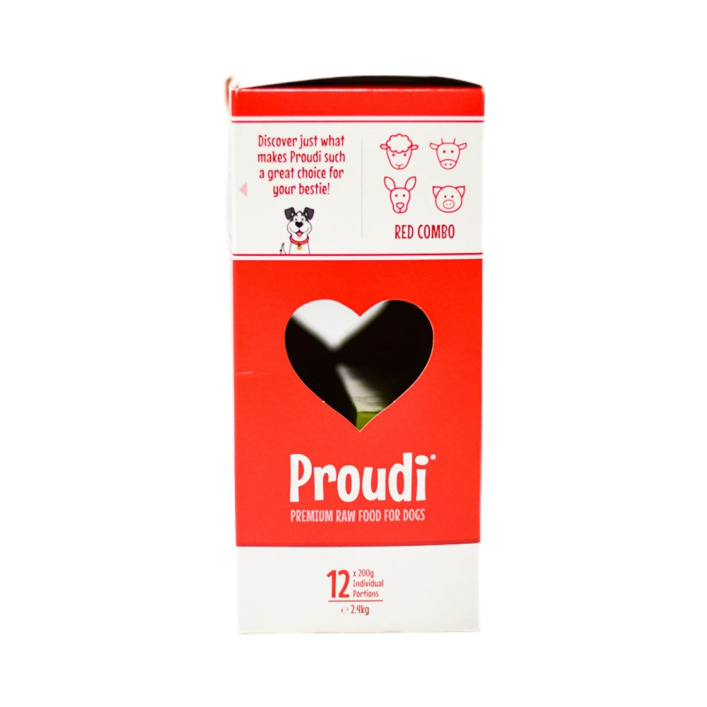 Proudi Red Combo Dog Food 2.4kg