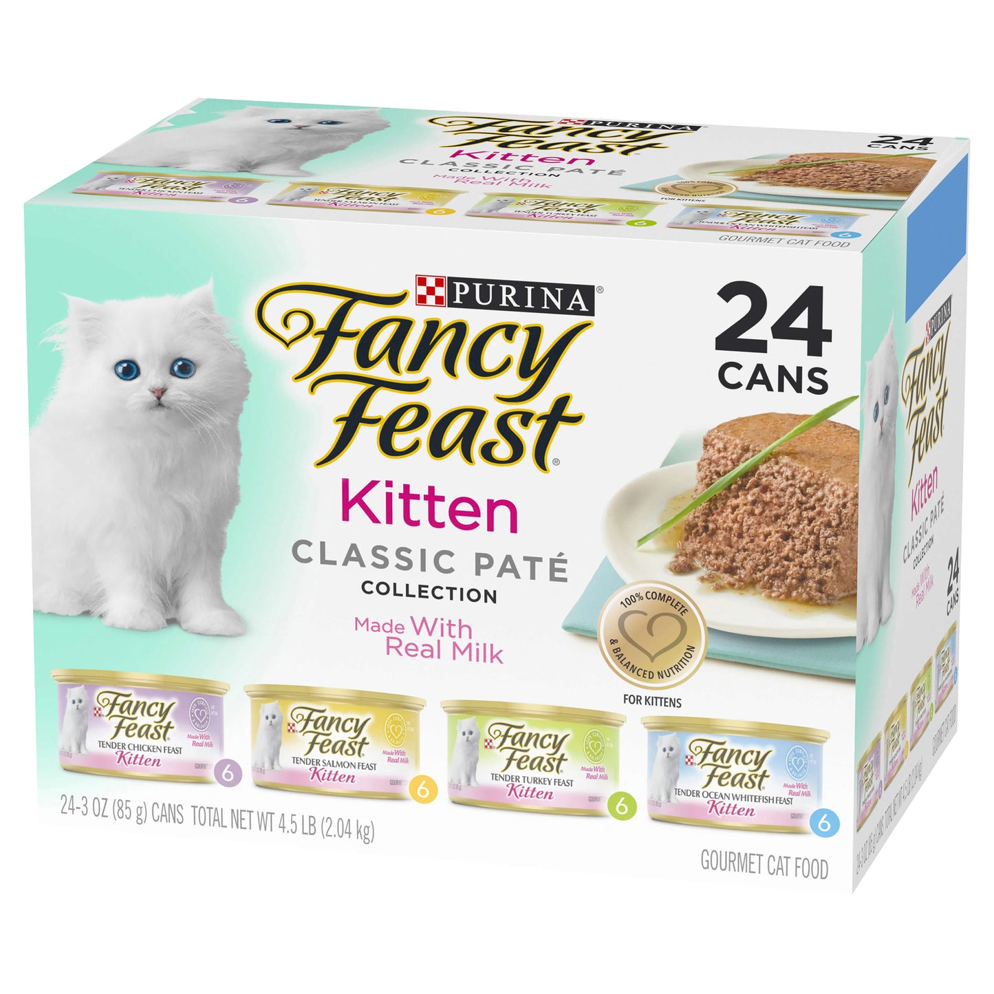 Fancy Feast Kitten Classic Paté Collection Wet Cat Food 24x85g