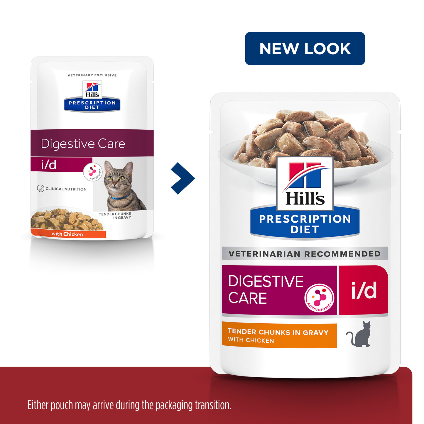 Hill's Prescription Diet i/d Digestive Care Wet Cat Food Pouches