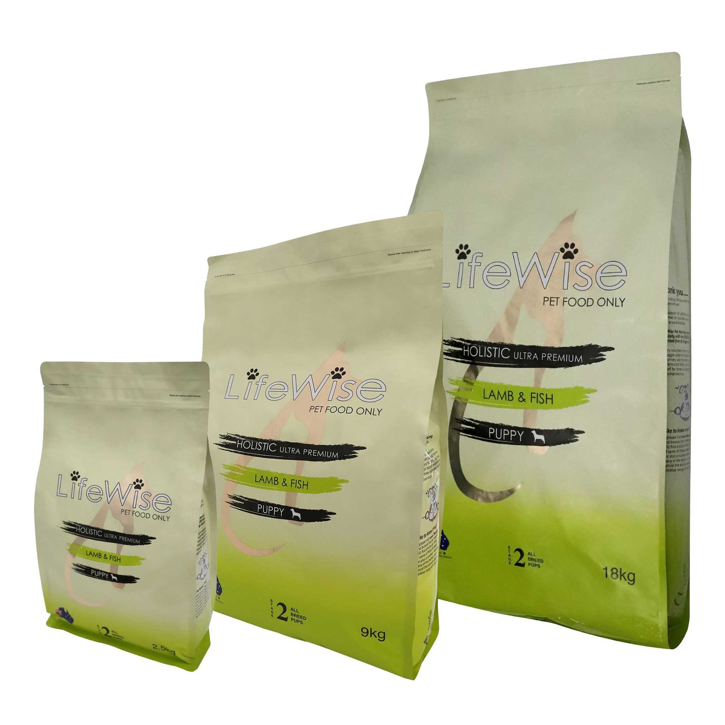 Lifewise Stage 2 Lamb Fish Rice Oats & Vegetables Puppy Dry Dog Food