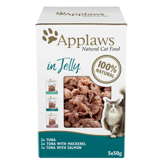 Applaws Natural Tuna in Jelly Wet Cat Food Pouches