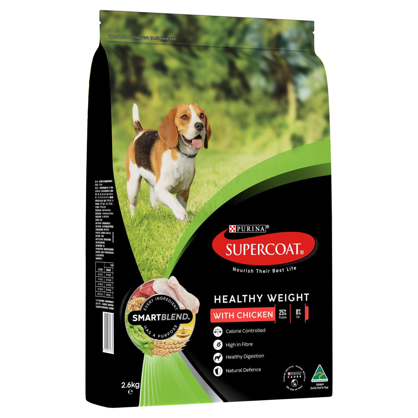 Supercoat Healthy Weight Adult Chicken Dry Dog Food