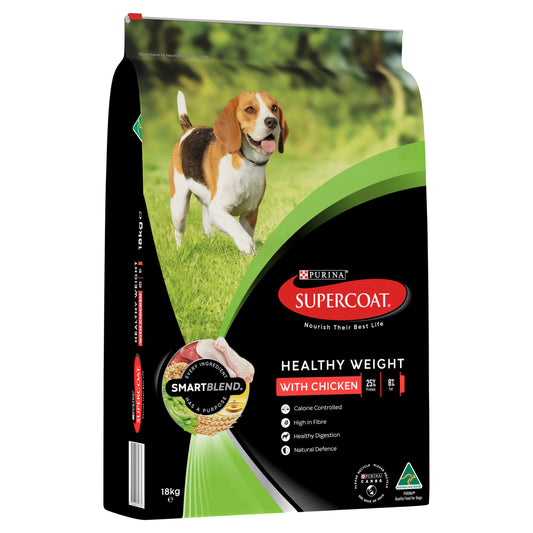 Supercoat Healthy Weight Adult Chicken Dry Dog Food